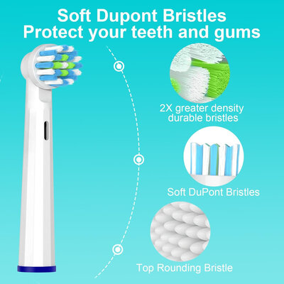 Trolived for ORAL-B (EB50) Intensive (8pcs) White