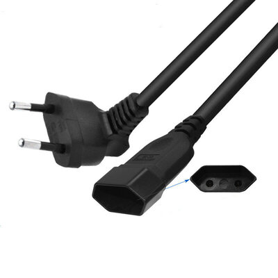 TekomLine EasyPlug 0.6cm Black