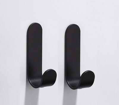 Tektor AL-HOOK Duo Bl-015 2pcs Black 