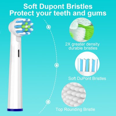 Trolived for ORAL-B (EB50) Intensive (8pcs) White