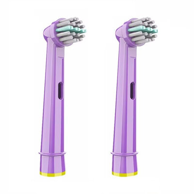 EB-10A 2pcs for ORAL-B/Braun (Violet)