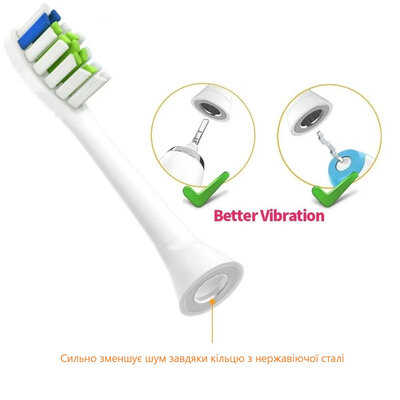 AS56/5 for Philips Sonicare 2pcs White