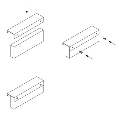  Prile handle L600mm Black
