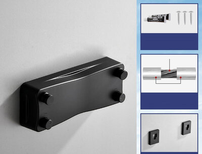 TensoWall Twin 5.2m Black