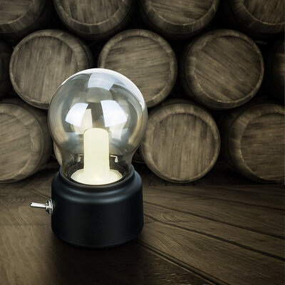  Xiaomi Portable LED Vintage Light Bulb USB Black